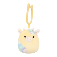 Squishmallows Брелок «Жовта корівка Ріна», 9 см