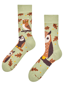 Bamboo Regular Socks Brown Owl