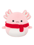 Squishmallows Арчі, рожевий аксолотль із пухнастим шарфом, 30 см