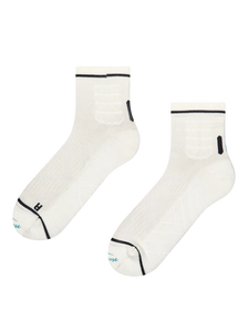 Men's Hiking Ankle Socks White